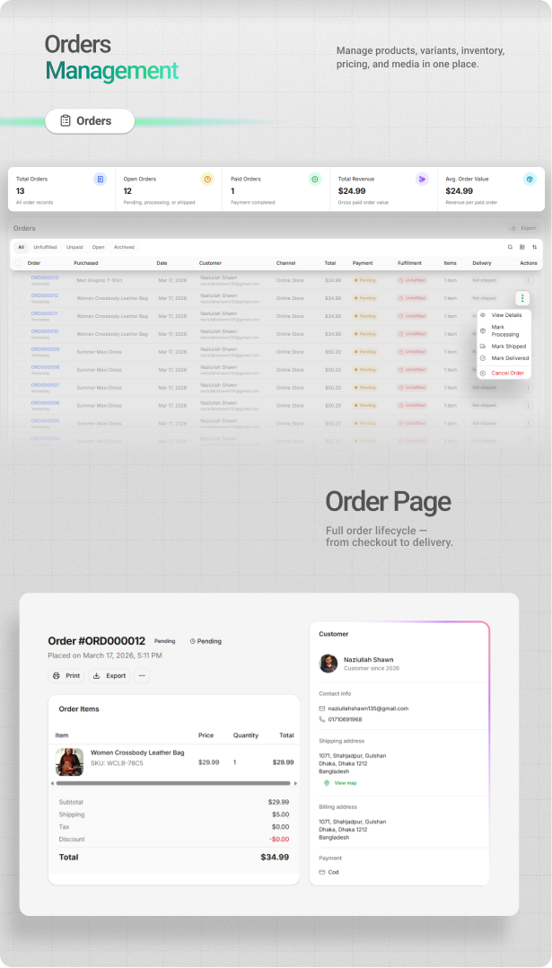 Storify – eCommerce CMS, POS, Multivendor eCommerce Marketplace, Digital Products & AI Sales Agent